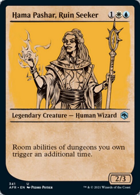Hama Pashar, Ruin Seeker (Showcase) (Adventures in the Forgotten Realms) Near Mint Foil