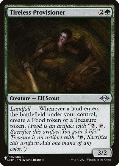 Tireless Provisioner (The List) Near Mint