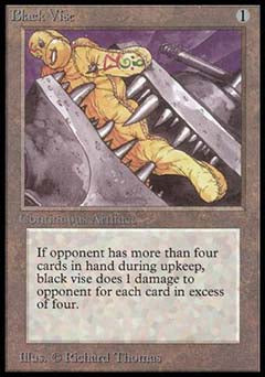 Black Vise (Alpha) Heavy Play