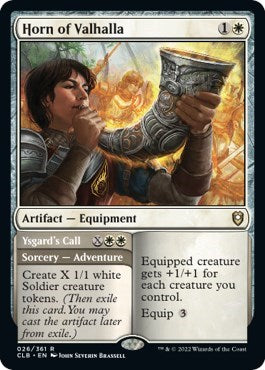 Horn of Valhalla (Commander Legends: Battle for Baldur's Gate) Light Play