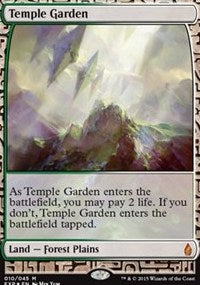 Temple Garden (Zendikar Expeditions) Medium Play Foil
