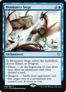 Monastery Siege (Commander 2017) Light Play