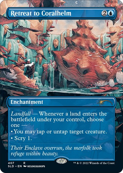 Retreat to Coralhelm (Secret Lair) Near Mint Foil