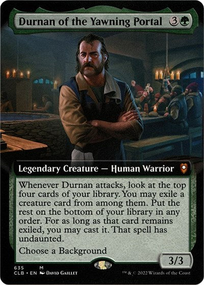 Durnan of the Yawning Portal (Extended Art) (Commander Legends: Battle for Baldur's Gate) Near Mint Foil