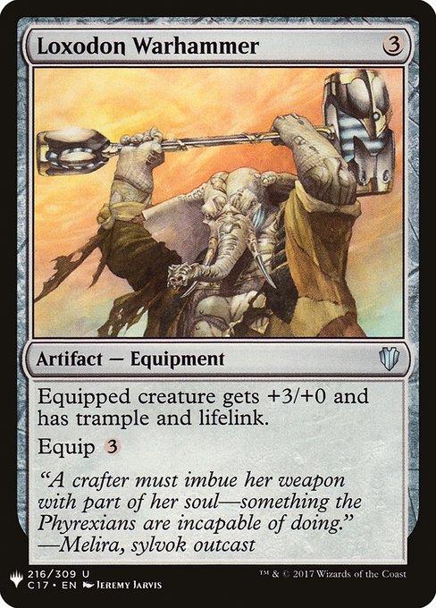 Loxodon Warhammer (Mystery Booster) Near Mint