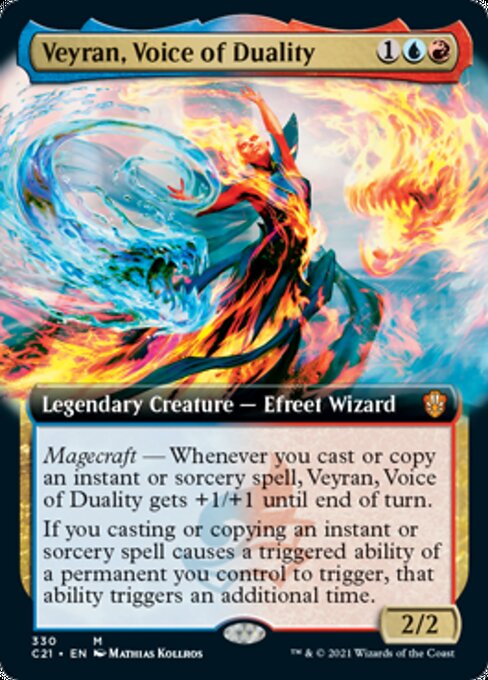 Veyran, Voice of Duality (Extended Art) (Commander 2021 Strixhaven) Near Mint