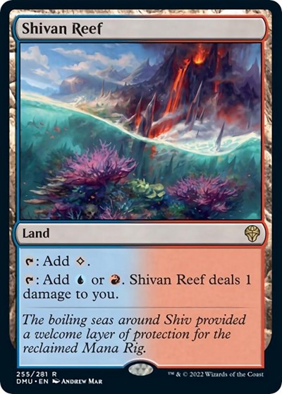 Shivan Reef (Dominaria United) Near Mint Foil