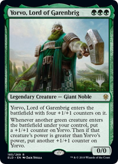 Yorvo, Lord of Garenbrig (Promo Pack: Throne of Eldraine) Near Mint