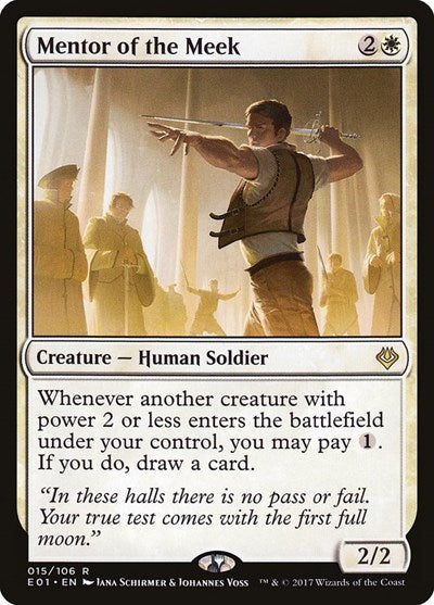 Mentor of the Meek (Archenemy: Nicol Bolas) Light Play