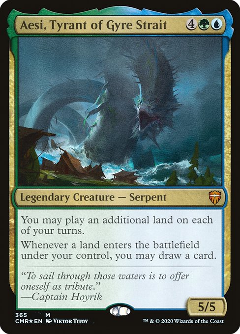 Aesi, Tyrant of Gyre Strait (Commander Legends) Medium Play Foil