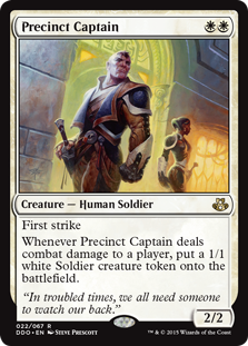 Precinct Captain (Duel Decks: Kiora vs Elspeth) Light Play