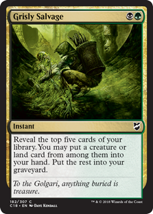 Grisly Salvage (Commander 2018) Light Play