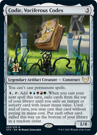 Codie, Vociferous Codex (Promos: Prerelease Cards) Near Mint Foil