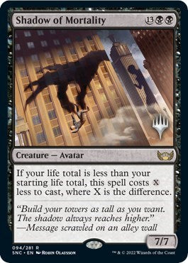 Shadow of Mortality (Promo Pack: Streets of New Capenna) Light Play