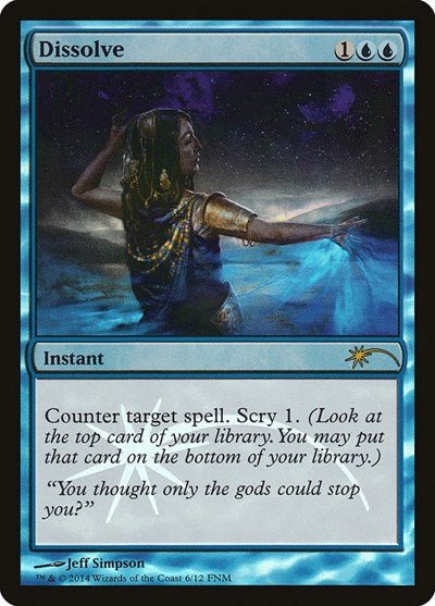 Dissolve (Promos: FNM) Near Mint Foil