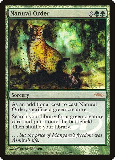 Natural Order (Promos: Judge) Medium Play Foil