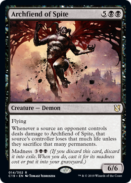Archfiend of Spite (Commander 2019) Light Play