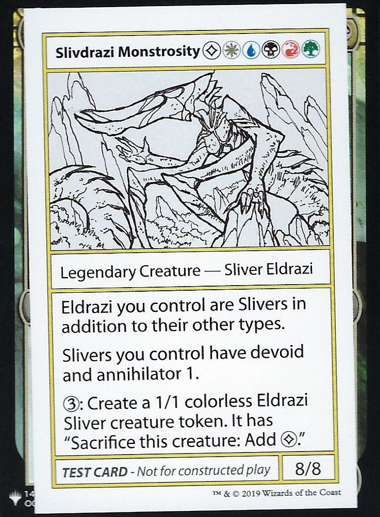 Slivdrazi Monstrosity (Mystery Booster Test Print) Near Mint