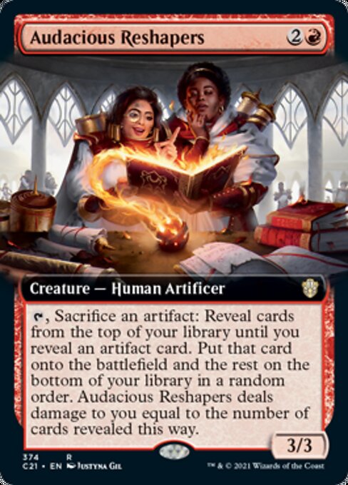 Audacious Reshapers (Extended Art) (Commander 2021 Strixhaven) Near Mint
