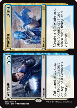 Warrant Warden (Ravnica Allegiance) Medium Play