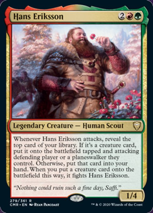 Hans Eriksson (Commander Legends) Near Mint Foil