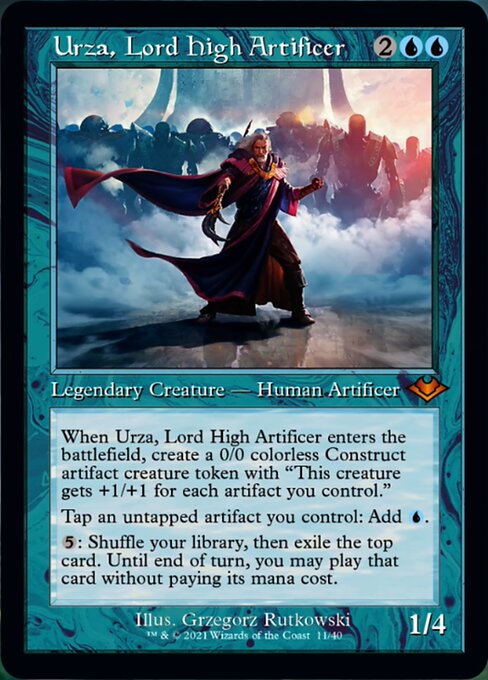 Urza, Lord High Artificer (Modern Horizons 1 Retro Frames) Near Mint Foil