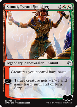 Samut, Tyrant Smasher (War of the Spark) Near Mint