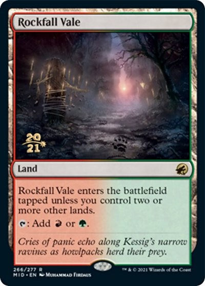 Rockfall Vale (Promos: Prerelease Cards) Near Mint Foil