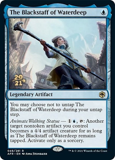 The Blackstaff of Waterdeep (Promos: Prerelease Cards) Light Play Foil