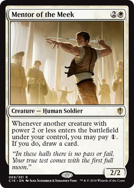 Mentor of the Meek (Commander 2016 Edition) Near Mint