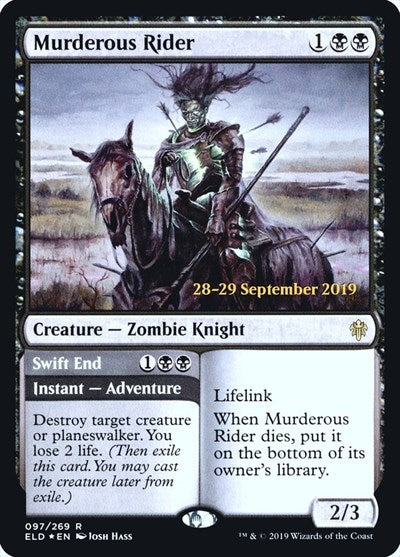 Murderous Rider (Promos: Prerelease Cards) Light Play Foil
