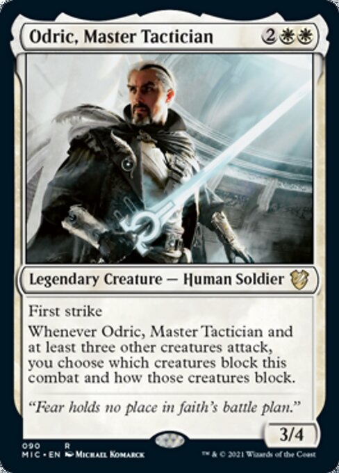 Odric, Master Tactician (Commander 2021 Midnight Hunt) Near Mint