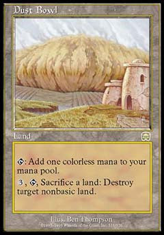 Dust Bowl (Mercadian Masques) Light Play Foil