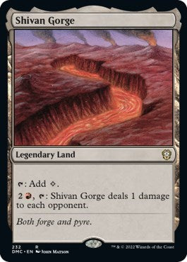 Shivan Gorge (Commander: Dominaria United) Near Mint
