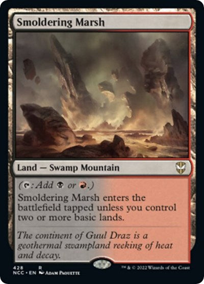 Smoldering Marsh (Commander: Streets of New Capenna) Near Mint