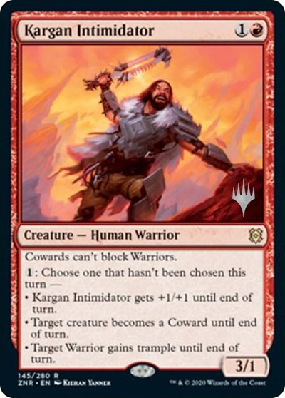 Kargan Intimidator (Promo Pack: Zendikar Rising) Near Mint