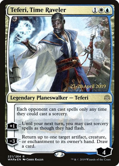 Teferi, Time Raveler (Promos: Prerelease Cards) Light Play Foil Japanese