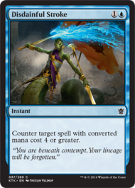Disdainful Stroke (Khans of Tarkir) Medium Play