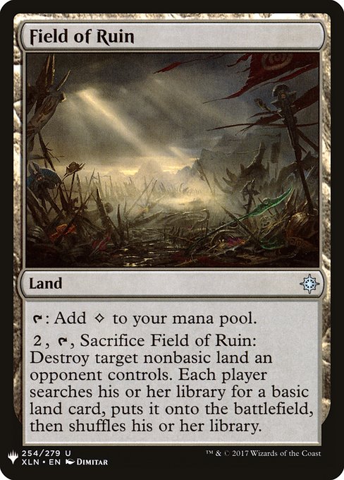 Field of Ruin (Mystery Booster) Light Play