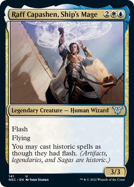 Raff Capashen, Ship's Mage (Commander: Kamigawa: Neon Dynasty) Near Mint