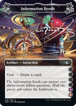 Information Booth (5-6) (Unfinity) Near Mint Foil