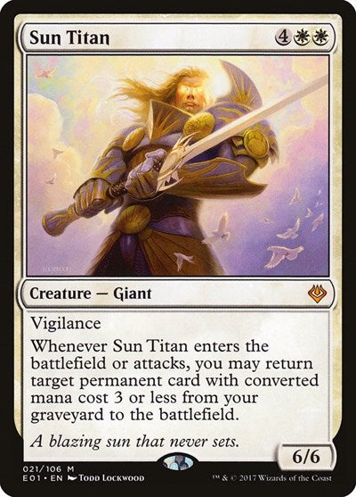 Sun Titan (Archenemy: Nicol Bolas) Light Play