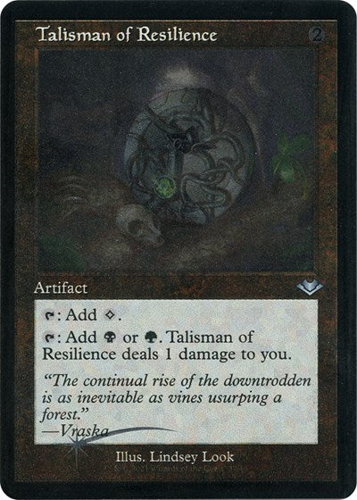 Talisman of Resilience Retro Frame Foil Etched|0|0|0.00