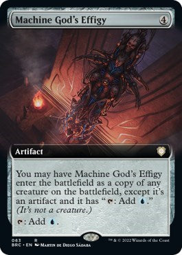 Machine God's Effigy (Extended Art) (Commander: The Brothers' War) Near Mint