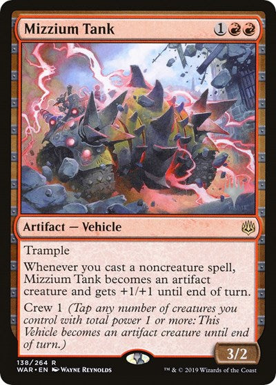 Mizzium Tank (Promo Pack: Throne of Eldraine) Light Play