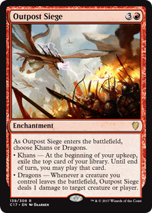 Outpost Siege (Commander 2017) Light Play