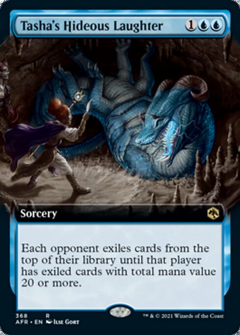 Tasha's Hideous Laughter (Extended Art) (Adventures in the Forgotten Realms) Near Mint