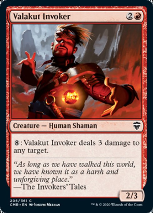 Valakut Invoker (Commander Legends) Near Mint Foil