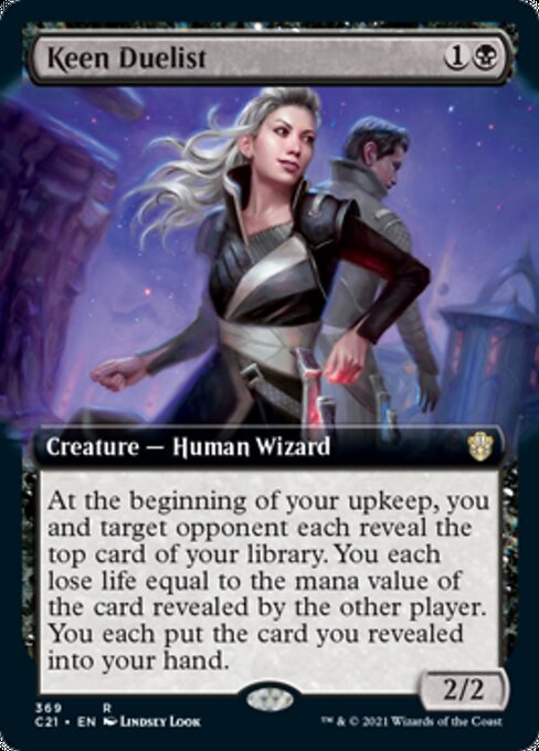 Keen Duelist (Extended Art) (Commander 2021 Strixhaven) Near Mint