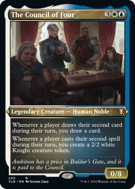 The Council of Four (Etched Foil) (Commander Legends: Battle for Baldur's Gate) Near Mint Foil